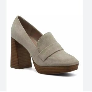 Charles By Charles David Taupe Platform Loafers